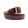 Zelli Italia Zelli Italia 70-100-RED ALLIGATOR Belt, Red