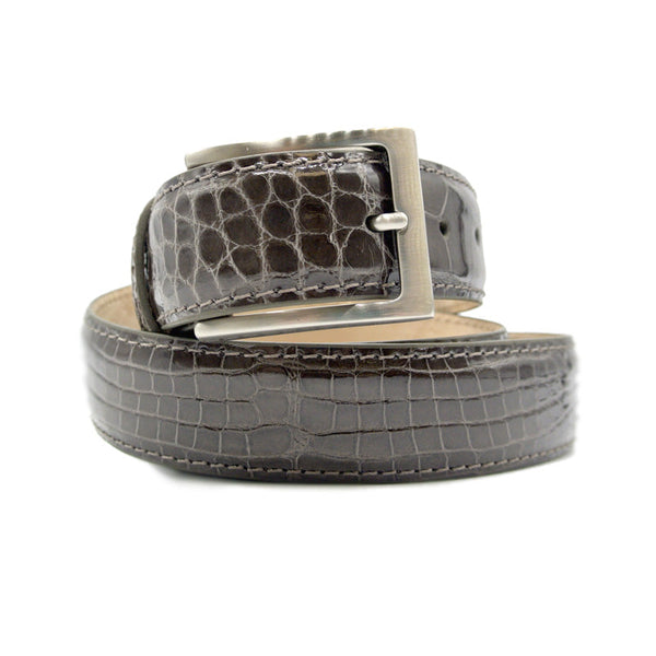 Zelli Italia Zelli Italia 70-100-TPE ALLIGATOR Belt, Taupe