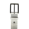 Zelli Italia Zelli Italia 70-100-WHT ALLIGATOR Belt, White