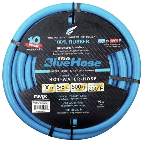 BluBird BSAL58100 BluBird AG-Lite 5/8 in. x 100 ft. Water Rubber Garden Hose EasyOptionXY LLC