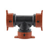 Orbit Irrigation 1/2" Black Drip-Lock Push-Fit Tee; Drip Tubing Connector EasyOptionXY LLC