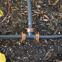Orbit Irrigation 1/2" Black Drip-Lock Push-Fit Tee; Drip Tubing Connector EasyOptionXY LLC