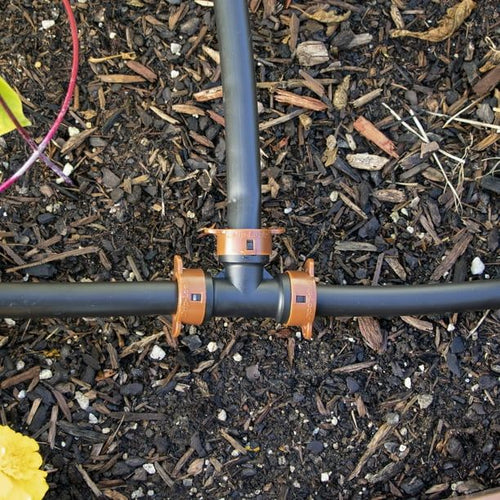 Orbit Irrigation 1/2" Black Drip-Lock Push-Fit Tee; Drip Tubing Connector EasyOptionXY LLC