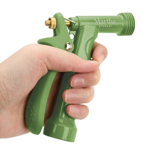 Martha Stewart MTS-RTN1M Heavy-Duty Pistol Grip Metal Hose Nozzle,3 Settings EasyOptionXY LLC
