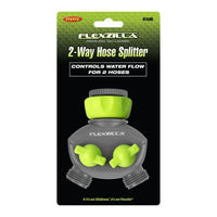 Flexzilla? 2-Way Hose Splitter, 3/4" - 11 1/2 GHT Fittings, ZillaGreen? EasyOptionXY LLC
