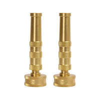 Martha Stewart Heavy Duty Solid Brass 4-in Hose Nozzle - Pack of 2 EasyOptionXY LLC