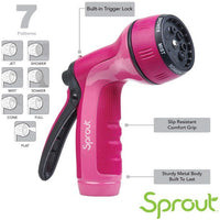 Sprout Rear-Trigger 7-Pattern Nozzle in Red EasyOptionXY LLC