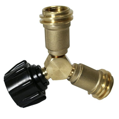 Gas One Propane Tee Adapter - Y Splitter EasyOptionXY LLC
