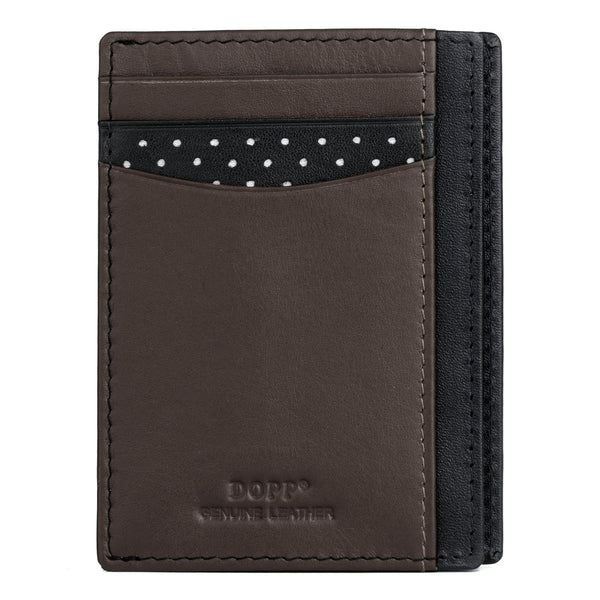 Dopp Men's Alpha RFID Front Pocket Get-Away Leather, Black EasyOptionXY LLC