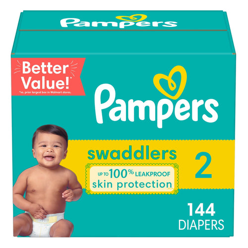 Pampers Swaddlers Diapers Size 2, 144 Count EasyOptionXY LLC