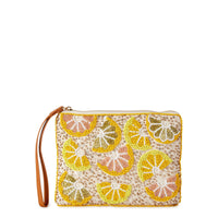 Lulu Women's Sequin Polyester Wristlet Lemon EasyOptionXY LLC