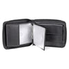 Dopp Men's Regatta Zip-Around Billfold with Zip Bill Compartment Leather, Black EasyOptionXY LLC