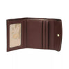 Julia Buxton Women's Heiress Pik-Me-Up Mini-Trifold Leather, Mahogany EasyOptionXY LLC