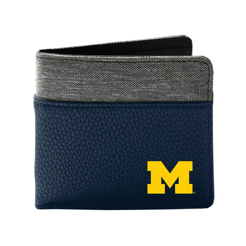 Littlearth NCAA Michigan Wolverines Pebble Bi-Fold Wallet EasyOptionXY LLC