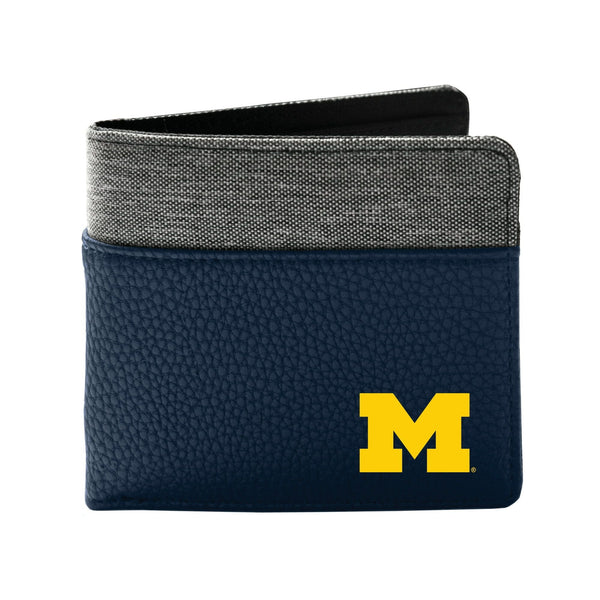 Littlearth NCAA Michigan Wolverines Pebble Bi-Fold Wallet EasyOptionXY LLC