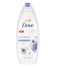 Dove Anti-Stress Moisturizing Liquid Body Wash Blue Chamomile and Oat Milk; 22 oz EasyOptionXY LLC