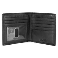 J. Buxton Men's Emblem Cardex Leather, Black EasyOptionXY LLC