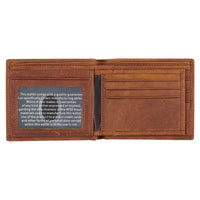 With Love Men's Bifold Wallet Card Case Money Organizer Card Holder Premium Full Grain Leather RFID Blocking Everyday Essential Men's Accessory EasyOptionXY LLC