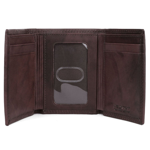 J. Buxton Men's Hunt Three-Fold Leather, Brown EasyOptionXY LLC