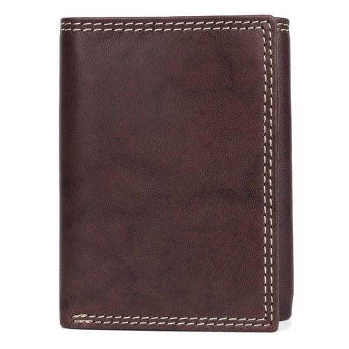 J. Buxton Men's Hunt Three-Fold Leather, Brown EasyOptionXY LLC