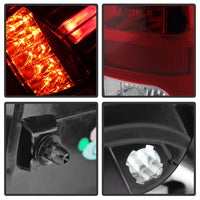 Spyder Dodge Ram 1500 13-14 13-14 LED Tail Lights LED Model only - Red Clear ALT-YD-DRAM13-LED-RC OffRoadUSA.com