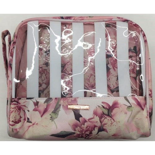 Sophia Joy Pink Floral 3 Piece Wristlet Set EasyOptionXY LLC