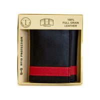 Trifold w/leather strip EasyOptionXY LLC