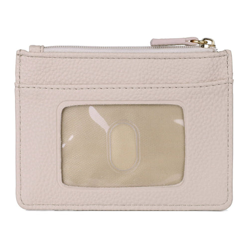 Julia Buxton Women's Pebble RFID Pik-Me-Up Slot Coin Pouch, White Pepper EasyOptionXY LLC