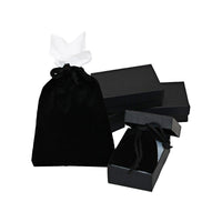 Mens Cubic Zirconia and Stainless Steel Black Ion-Plated Textured Money Clip EasyOptionXY LLC