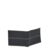 47 Maple Men's Center Stitch Design Genine Black Leather RFID Fixed Passcase Wallet in Tin Box EasyOptionXY LLC