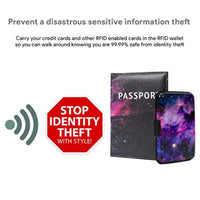 Miami CarryOn RFID Protected Wallet and Passport Cover Set (The Galaxy) EasyOptionXY LLC