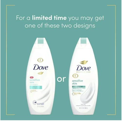 Dove Body Wash Sensitive Skin Hypoallergenic and Sulfate Free Body Wash 22 oz EasyOptionXY LLC