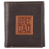 Christian Art Gifts Genuine Leather RFID Bifold Wallet for Men | Best Dad Ever EasyOptionXY LLC