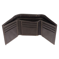 Christian Art Gifts Genuine Leather RFID Bifold Wallet for Men | Best Dad Ever EasyOptionXY LLC