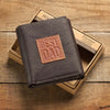 Christian Art Gifts Genuine Leather RFID Bifold Wallet for Men | Best Dad Ever EasyOptionXY LLC