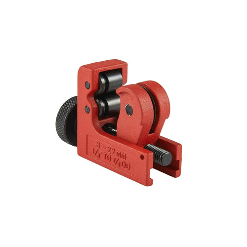 Heavy Duty Canvas Bag 3 Pcs Tubing Cutters Kit with 3/16 to 1-1/4" Pipe Cutter, 1/8 to 7/8" Mini Tube Cutter for Metal Pipes