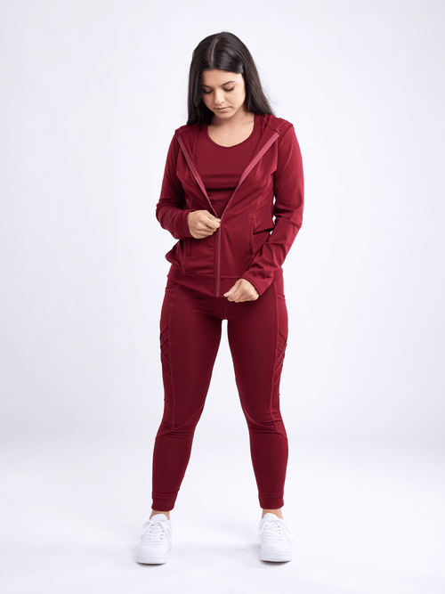 JupiterGear High-Waisted Criss-Cross Training Leggings with Hip Pockets Jupiter Gear