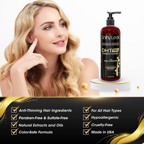 Shiny Leaf DHT Pro Conditioner and DHT Original Conditioner Bundle