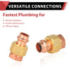 3/4" Press Copper Union x FPT (Female NPT Threaded) (Lead Free)