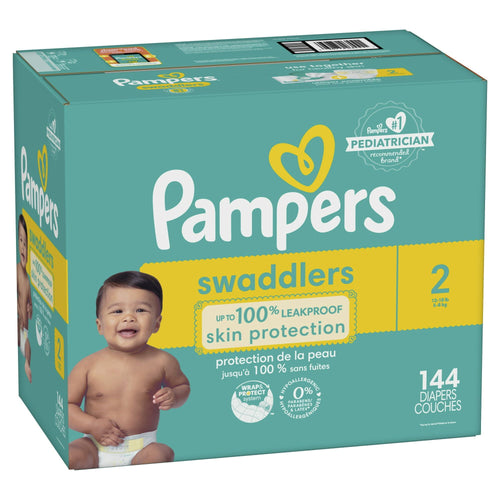 Pampers Swaddlers Diapers Size 2, 144 Count EasyOptionXY LLC