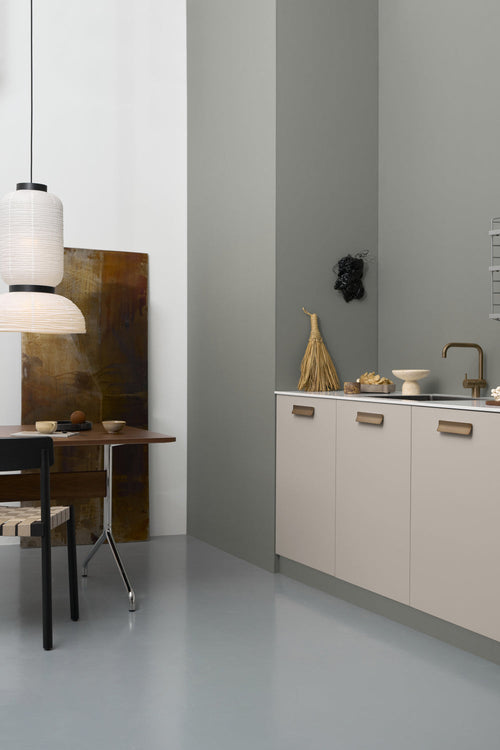 Brushed Bronze "Leaf" Tab Drawer Pulls Euro • Knobs