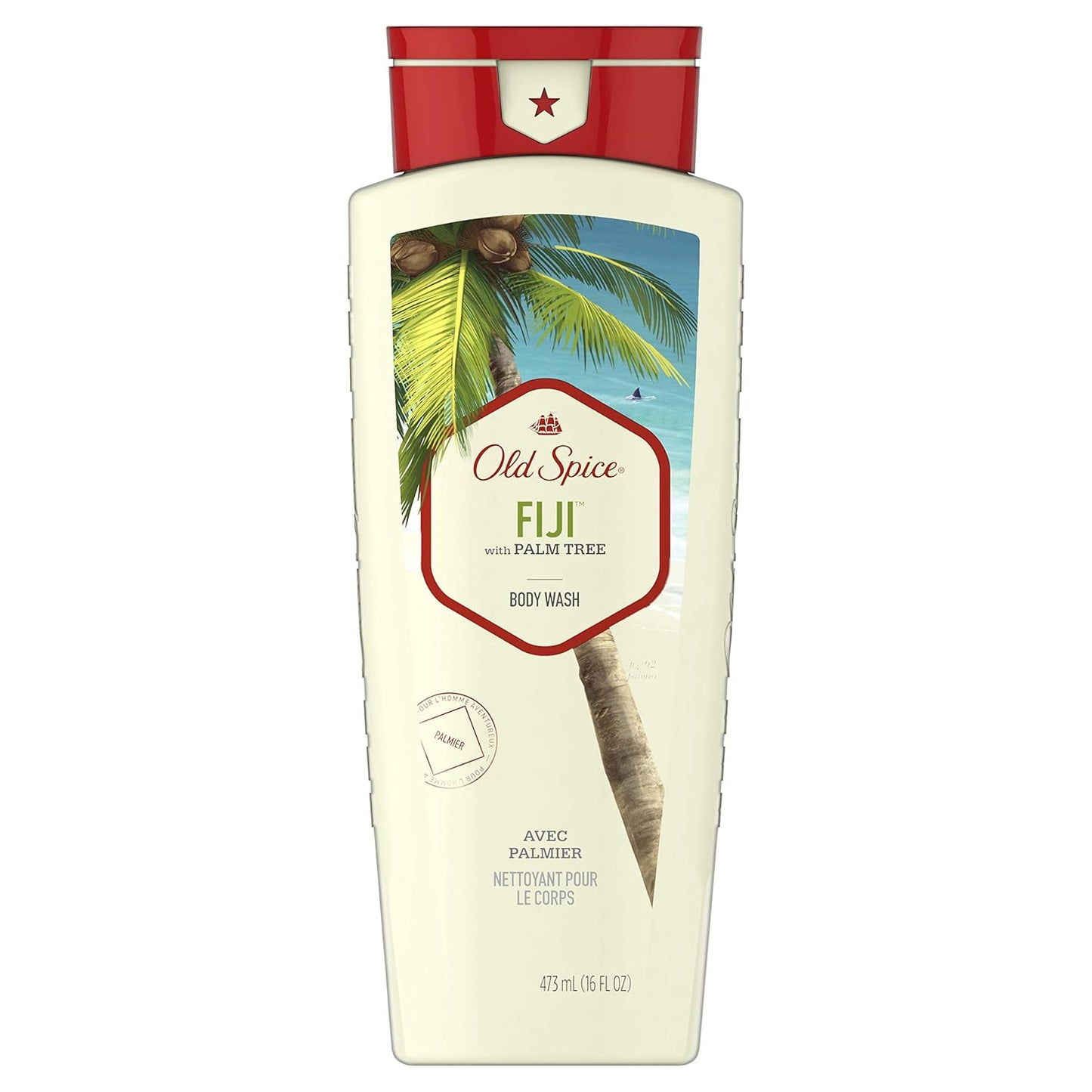 Old Spice Fresher Fiji Body Wash for Men - 16 oz, 4-Pack