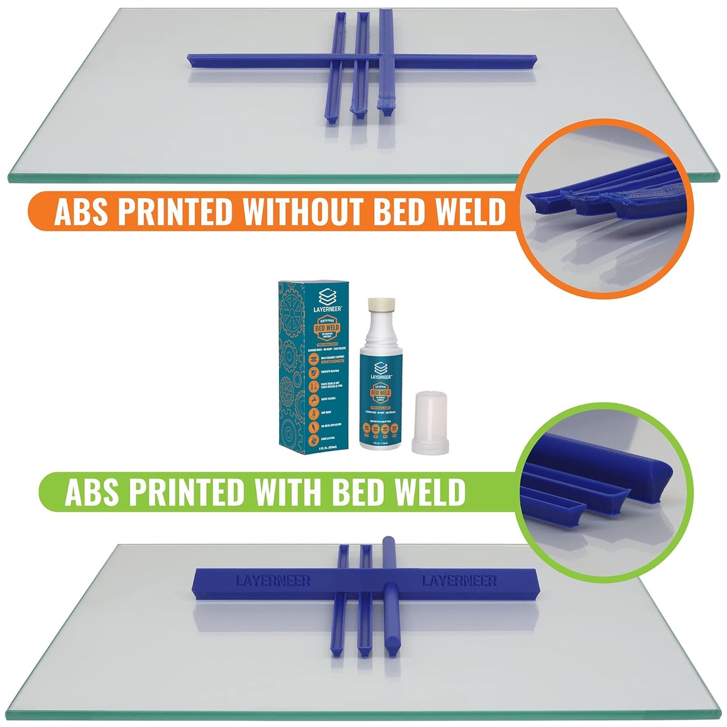 American Filament American Filament Bed Weld 3D Printer Build Plate Adhesive