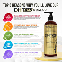 Shiny Leaf DHT Pro Shampoo with Procapil and Capixyl for Anti-Hair Loss 16 oz
