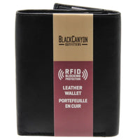 Blackcanyon Outfitters Bco Rfid Trifold Wallet/ Bk/Br EasyOptionXY LLC