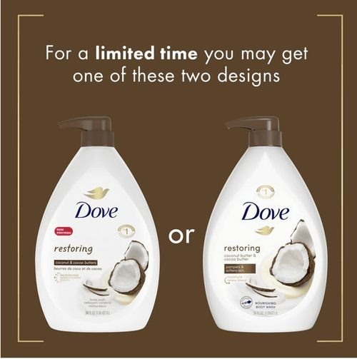 Dove Restoring Body Wash Coconut Butter And Cocoa Butter 34 oz EasyOptionXY LLC