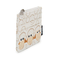 Buckle-Down Women's Disney Wallet, ID Zip Top, Pixar, Toy Story 4 Sheep Trio Billy Goat and Gruff Pose, White, Vegan Leather EasyOptionXY LLC