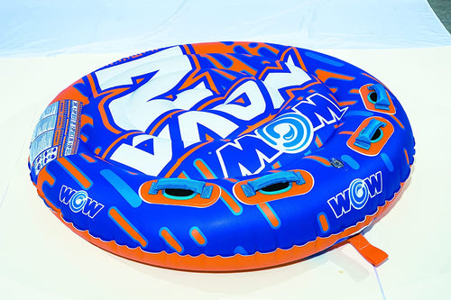 WOW Sports Nova 2 Person 2P Towable Deck Tube (22-WTO-3984) Jupiter Gear