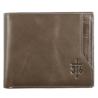 John 3:16 Cross Leather Wallet EasyOptionXY LLC