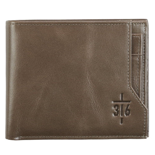 John 3:16 Cross Leather Wallet EasyOptionXY LLC